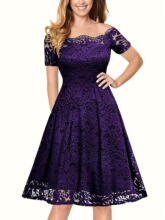 L 71991 Sexy Lace Off Shoulder Dress �Ը�¶������ȹ �羳����