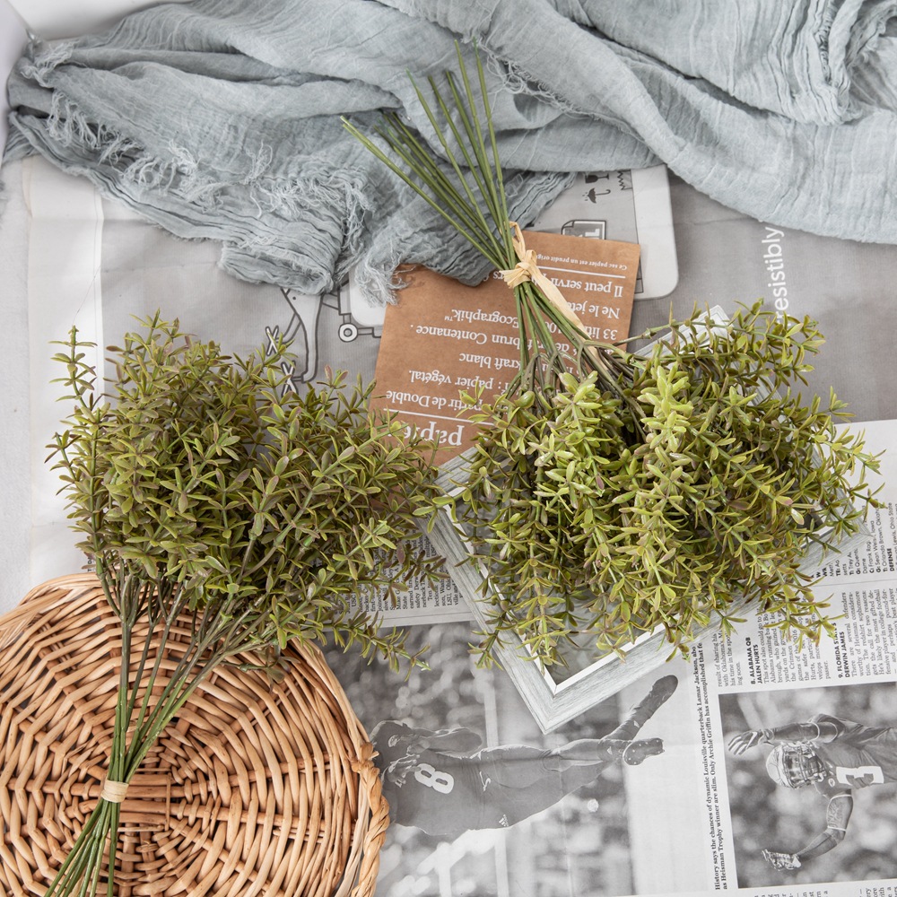 跨境甘草長把束仿真花家居裝飾手捧花玫瑰花牆假花INSDY1-6233