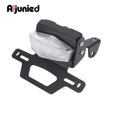 Applicable KTM 790ADV 890ADV Motorcycle Turn Signal Battle Tail Clean Mudguard Eliminate License Plate Frame (License plate holder/license plate holder) - 79adv-license-plate-holder