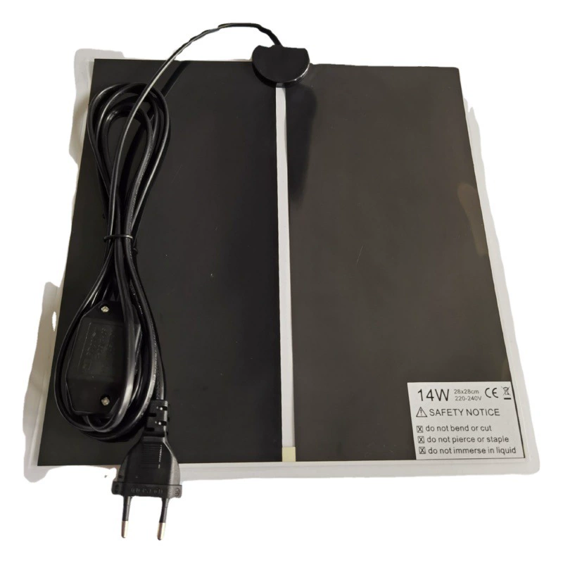 Европейские правила рептилия ПЭТ грелка с переключателем контроля температуры ящерица черепаха насекомое ПЭТ завод прямой водонепроницаемый постоянная температура