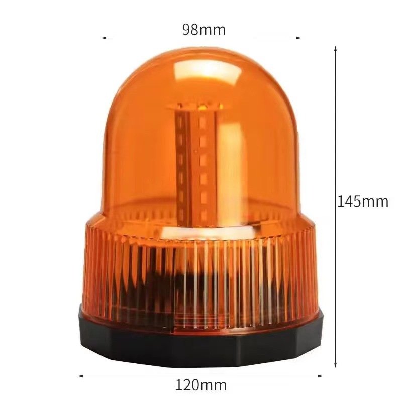 Car Warning Light Engineering Led Rotating Strobe Light High Brightness 12V24V Round Ceiling Light School Bus Clearing Light