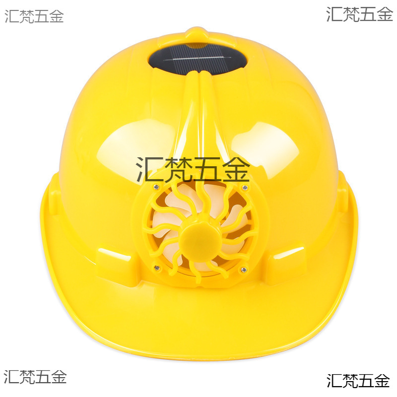 免充电式夏季男太阳能风扇建筑帽成人多功能工地施遮阳透气