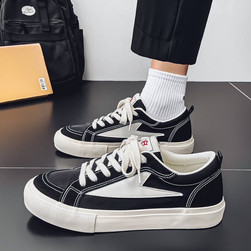 2025 New Summer Breathable Casual Sneakers Trendy Men's Shoes Korean Version Summer Umbrella Fabric Breathable Trendy Canvas Shoes