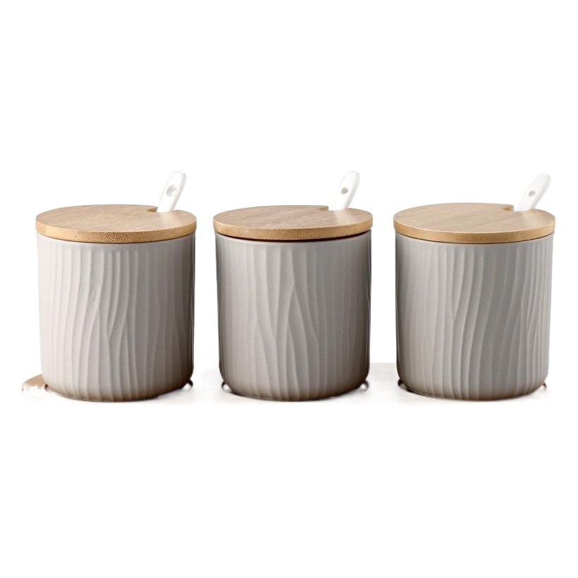 Nórdico hogar creativo cerámica condimento tarro condimento caja condimento botella tarro condimento caja de sal tarro suministros de cocina traje