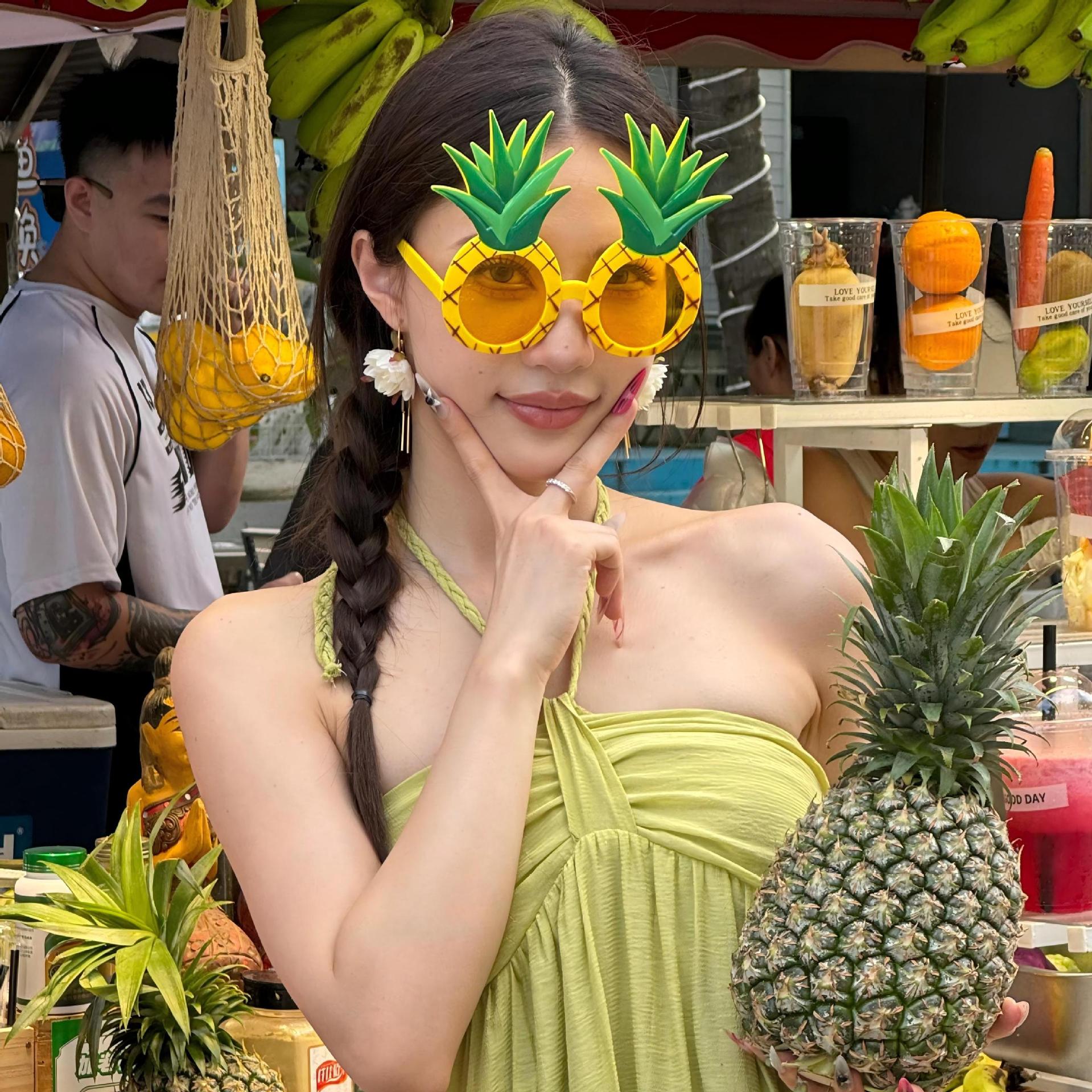 Gafas de Fiesta con Temática Hawaiana, ABS, Divertido, Decorativo, para Fiestas en la Playa y Festivales de Música