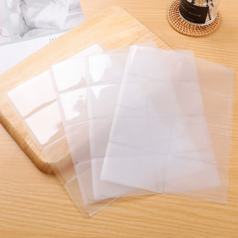 Transparent matte plastic anti-magnetic card holder, protective case
