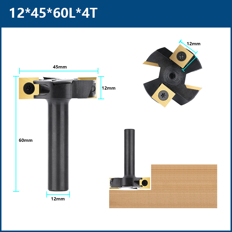 12 핸들 * 45mm 및 티타늄 도금 블레이드