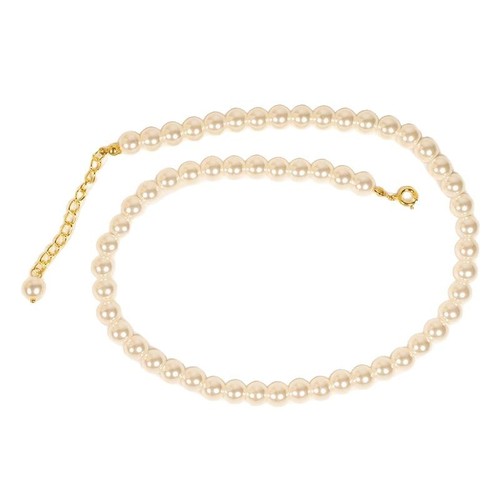 Fever's same-style pearl necklace, women's clavicle chain—2025 trendy, light luxury, elegant French-inspired necklace