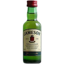 JAMESON尊美醇爱尔兰进口威士忌 占美神占美臣迷你威士忌酒版50ml
