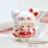 Three-dimensional kitten ornament [red]