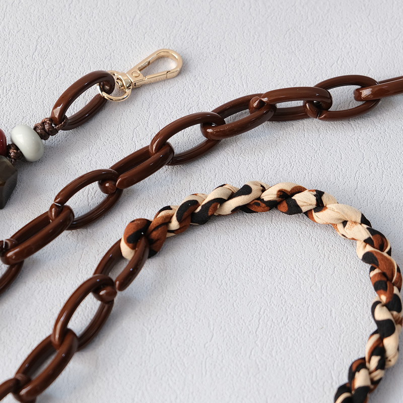 Catena di perline acriliche europee e americane, braccialetto di perline di legno alla moda, accessori, tracolla, cordino a tracolla, tracolla per borsa, catena per cellulare_voghion.com