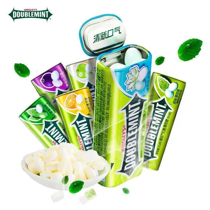 Зеленая стрела без сахара мяты 35 капсул 23.8g целая коробка 6 коробок освежающий дыхание свежий повседневный кондитерский супермаркет упаковка