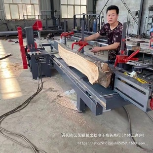 Round Wood Sliding Table Saw, Solid Wood Cutting Saw, Fully Automatic Panel Saw, Large Multi-Functional Log Disc Saw Machine