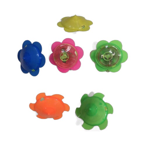 Charming and Cute Glowing Spinning Top Night Market Toy Hand-Cranked Top Children's Little Toy Scan Code Gift