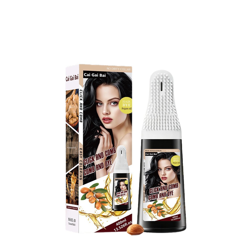 Tinte en Crema para Canas con Peine, Cobertura de Canas para Cabello image 6