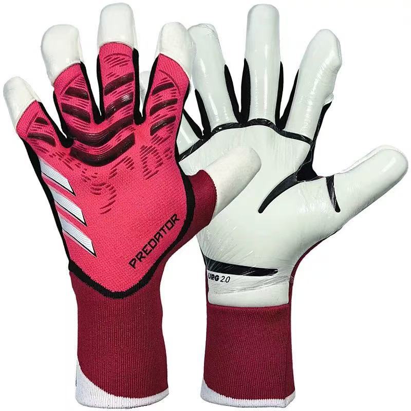 Nuevo guante de portero de costura interna de medio tubo, guante de entrenamiento de portero de fútbol, protector de competición antideslizante, amortiguación y ventilación