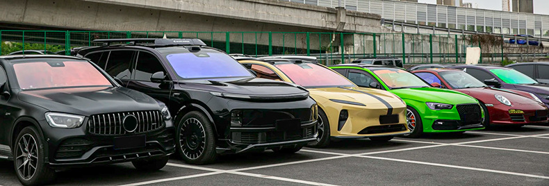 Car Solar Film, Purple Light Reflective Film, Privacy Film, Car Window Film, Front Windshield Film, Exclusively for Cross-Border Supply