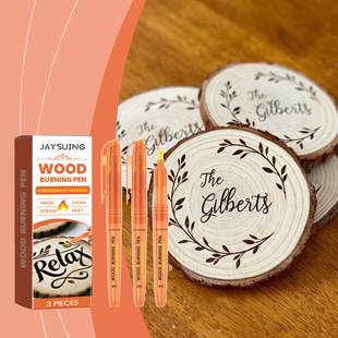 Jaysuing Wood Burning Pyrography Marker Art Wood Pyrography Pen Burning Effect Pen Wood Marking Number