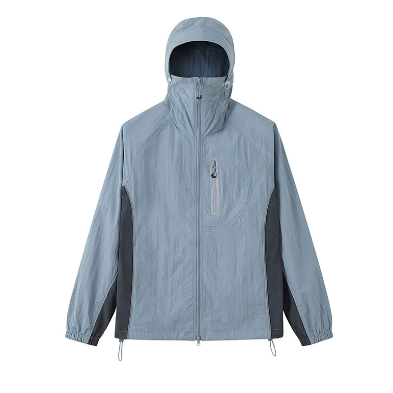 Легкая солнцезащитная одежда для пар, летняя солнцезащитная куртка с защитой от ультрафиолета, уличная мужская и женская солнцезащитная одежда, одежда для рыбалки из ледяного шелка.