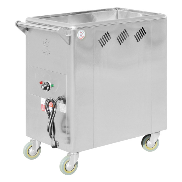 不锈钢电热熟笼车/港式茶餐厅专用保温车/保温点心专用推车