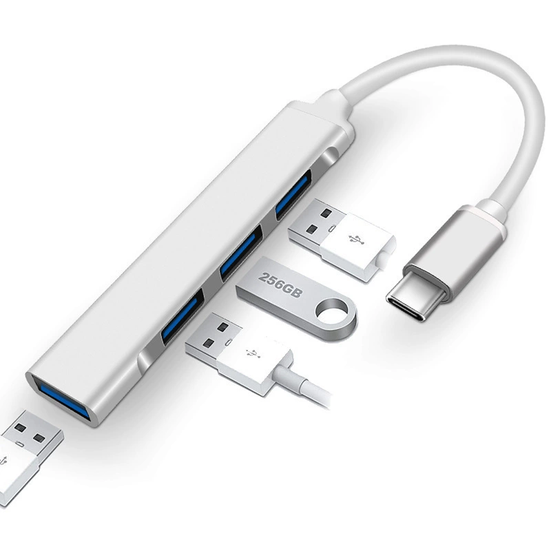 Расширенный Dock Typec Extender HUB хаб совместим с Apple Huawei ноутбуком USB-конвертер вращающийся