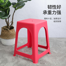 2077凳子加厚歐式塑料簡約凳高凳子浴室防滑凳餐廳凳子