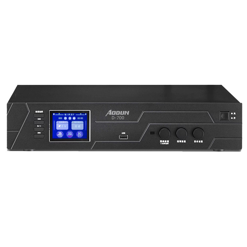 Al por mayor amplificador bluetooth digital profesional personalizado multi-funcional tres en uno amplificador de efecto karaoke + micrófono profesional