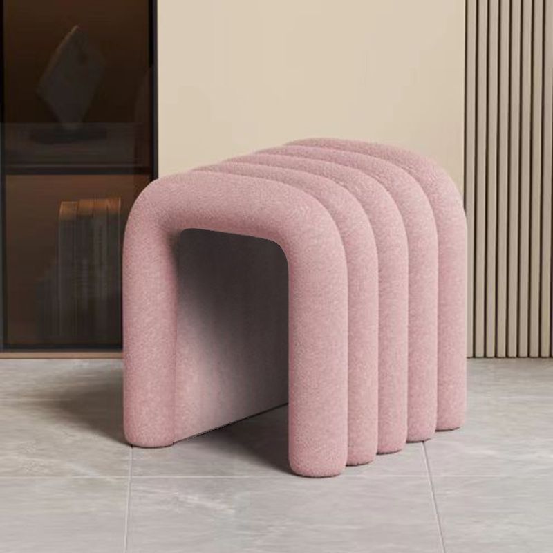 Fabricante de vestuario de estilo francés maquillaje de ropa de vestir de lujo ligero de alto nivel para el hogar zapatos taburetes de vestuario negro zapatos taburetes cortos