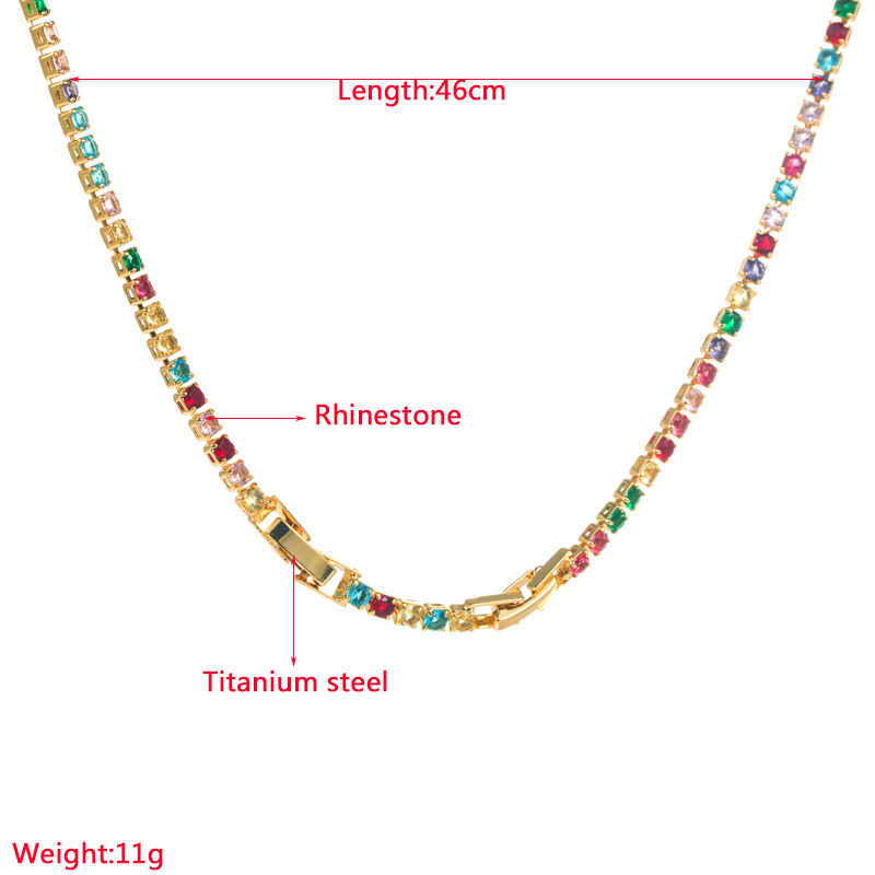 Fashion Butterfly Titanium Steel Pendant Necklace Inlay Rhinestones Stainless Steel Necklaces display picture 1