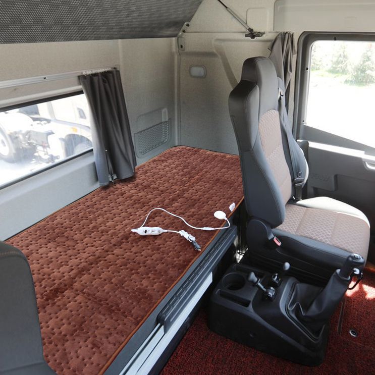 Large Truck Electric Blanket 24V Truck Sleeper Electric Heating Pad Washable Single Temperature Adjustable Car Electric Mattress