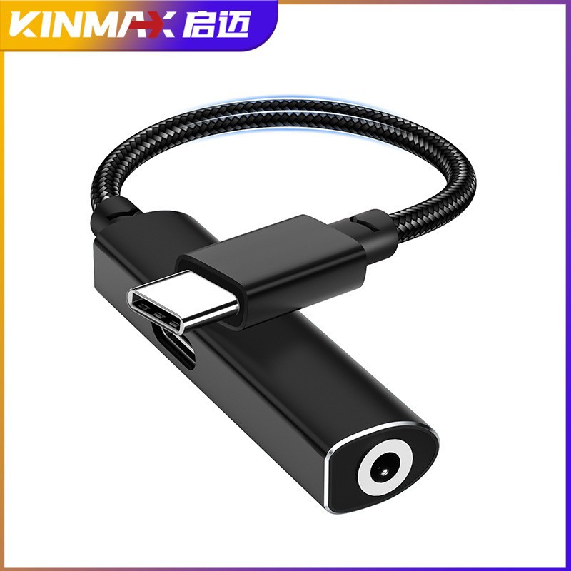 Adaptador Typec dos en uno, adaptador de auriculares otg, carga rápida, adaptador de audio para teléfono móvil, chip CX31993