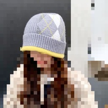 毛线帽女士冬季可爱耳包头套针织休闲帽子护耳朵保暖耳套学生春秋