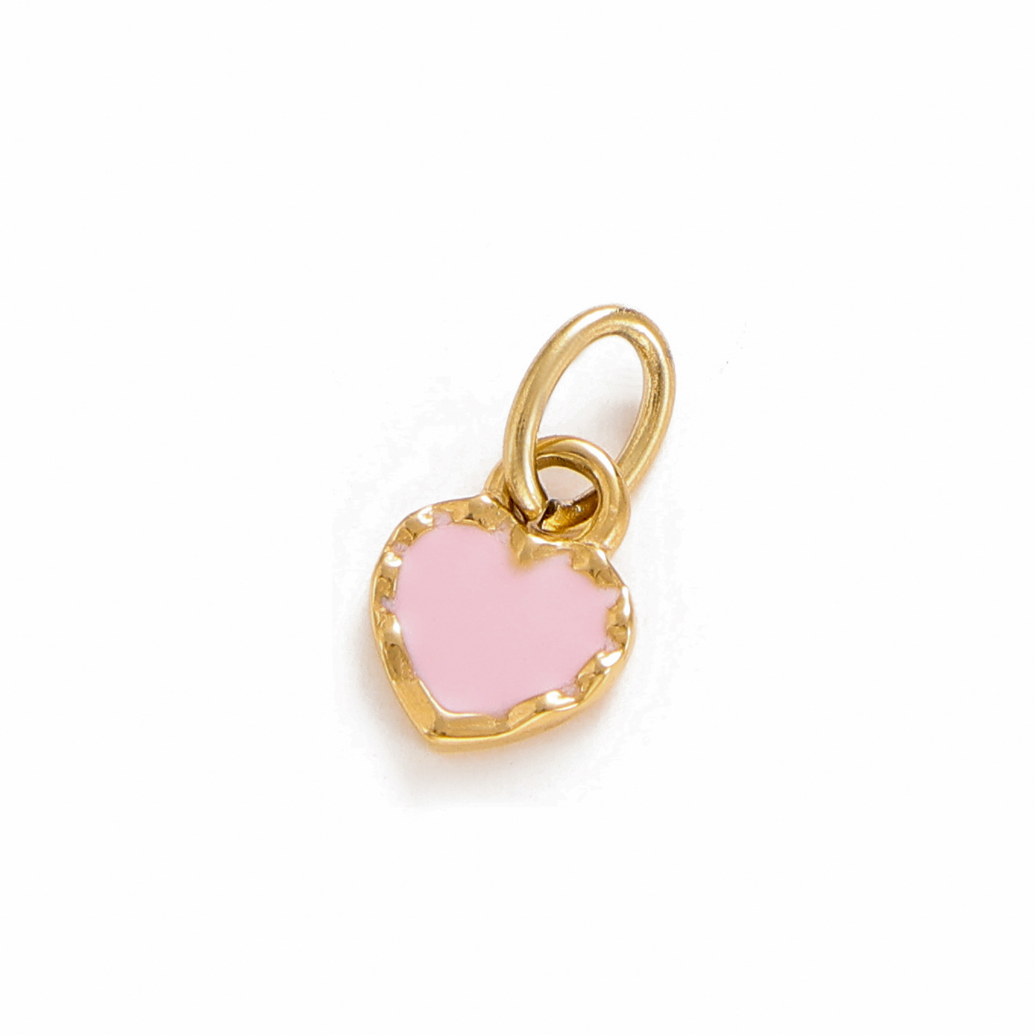 2g Weight Pendant Jewelry Making Type 8*10mm Jewelry Making Size DIY Jewelry Accessories Classification 1 Piece Quantity Titanium Steel Material Heart Shape Pattern Plating Design Simple Style Style 1 Piece 8*10mm Titanium Steel Heart Shape Pendant 30