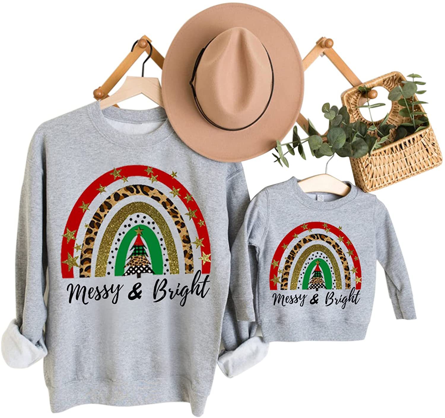 Parent-child Christmas Printed Sweater 2