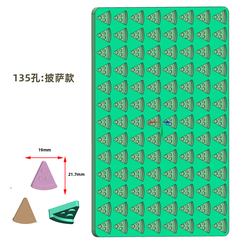 New Spot Three-Dimensional Mini Pet Biscuit Silicone Mold Bone Heart-Shaped Baking Cake Mold Biscuit Mold