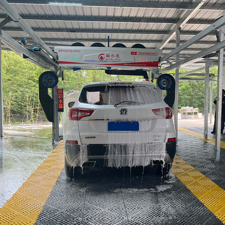 Customized commercial high-pressure car wash machine, contactless cleaning machine for car wash shops, with scan code payment, 360 car wash machine