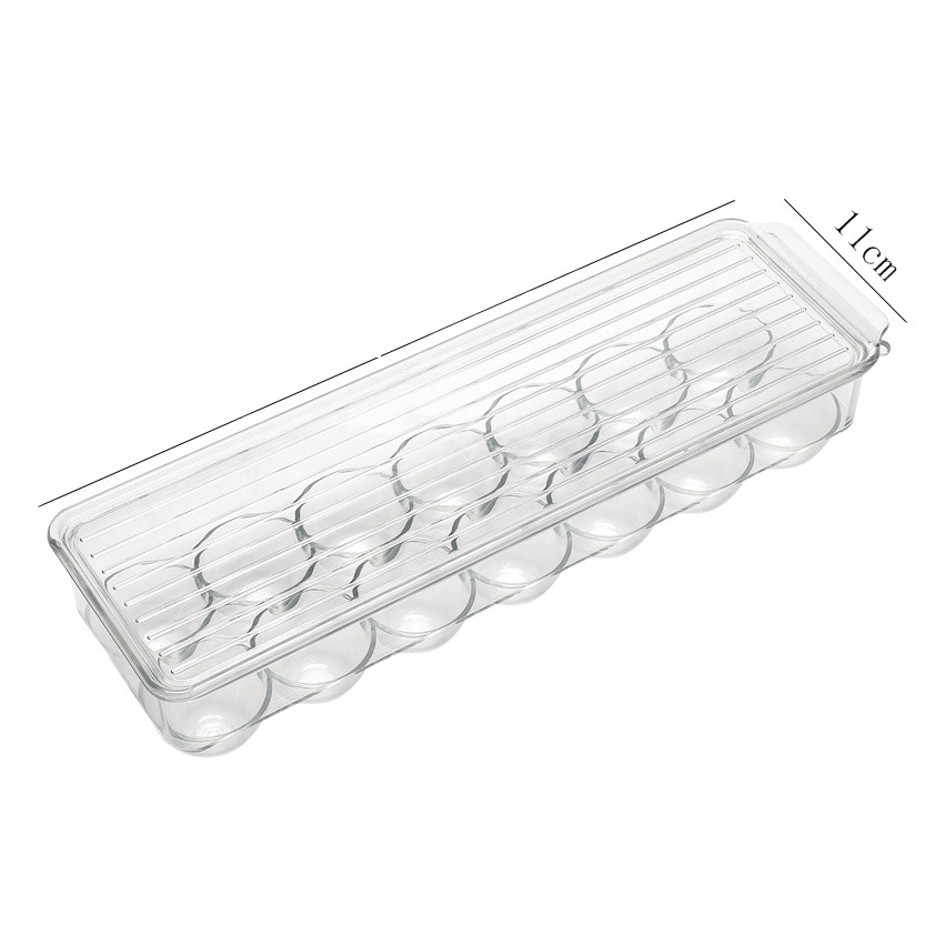 Kitchen refrigerator storage box transparent with compartment handle type vegetable and fruit food box frozen storage egg fresh-keeping box