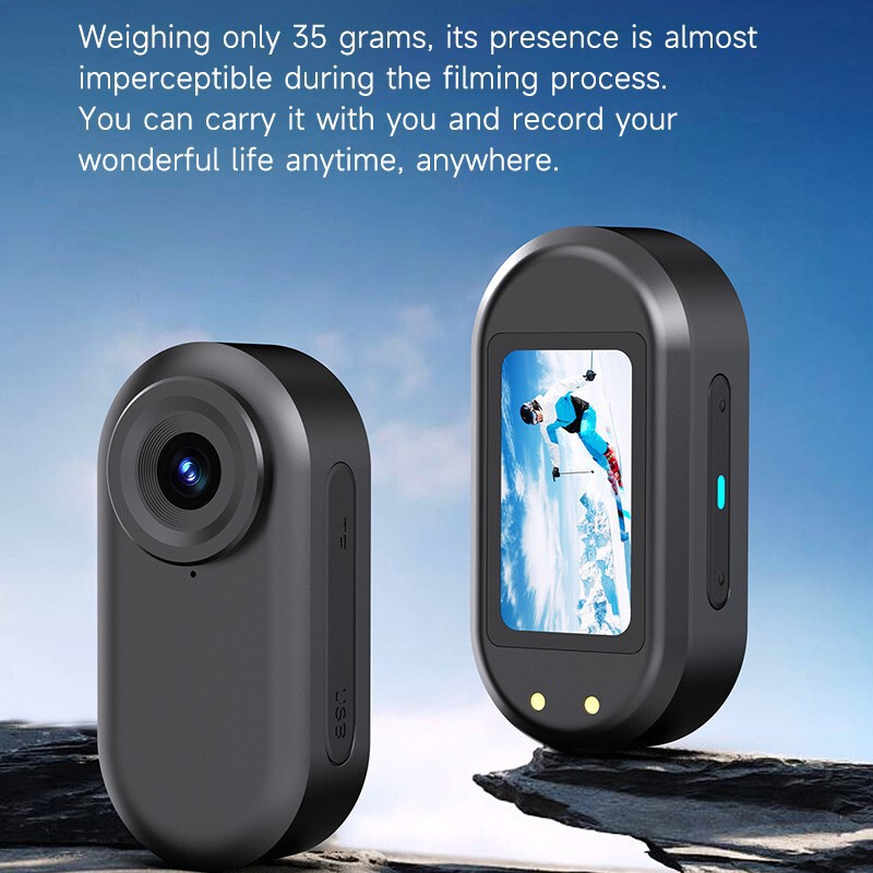 Cross-Border New Pet Recorder Thumb Camera High-Definition Outdoor Portable Cycling Sports Camera Student Camera