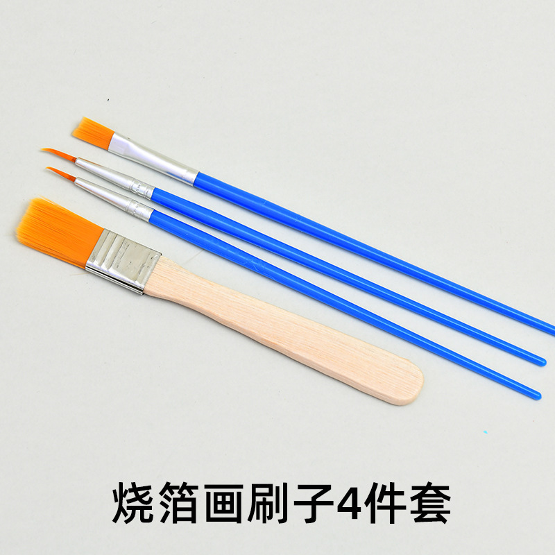 金箔接着剤非遺失焼箔画手作りdiy工具材料包団建暖場活動焼箔画保護油|undefined