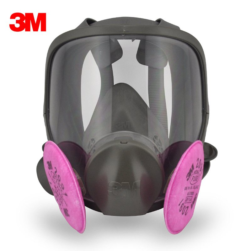 3M防毒面具6800全面具喷漆农药防工业粉尘化工气体异味甲醛全面罩