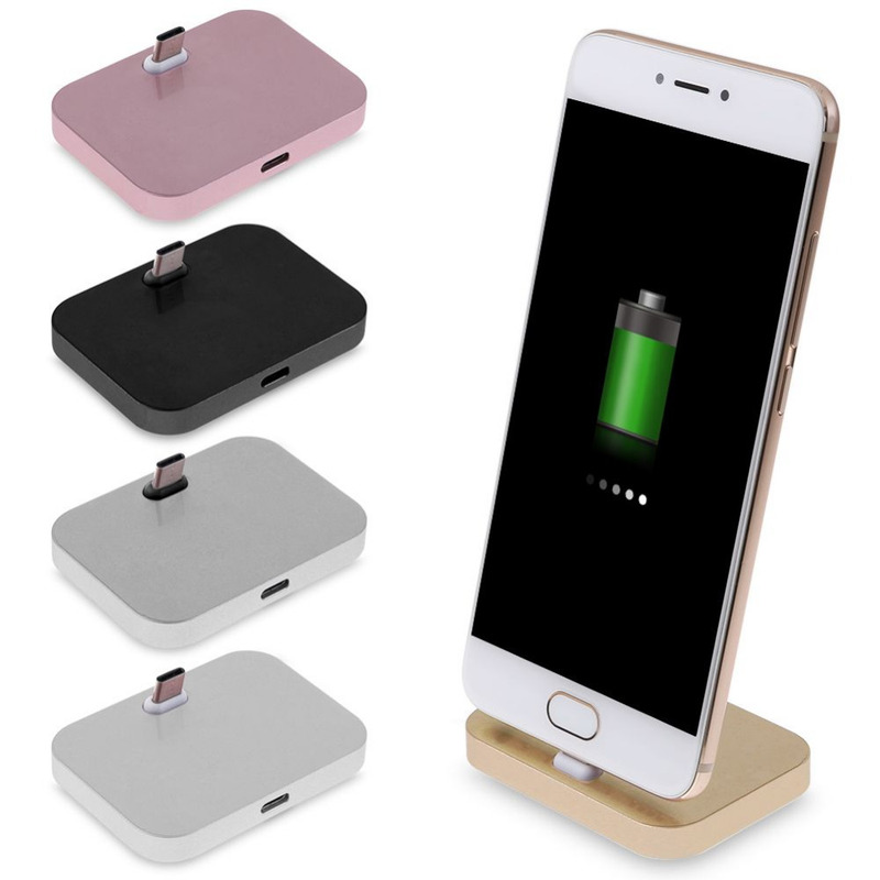 Suitable for type c charging base USB3.1 Letv mobile phone charging base aluminum alloy charging seat