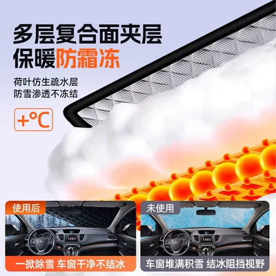Car snow shield – cover, snow shield, winter anti-freeze