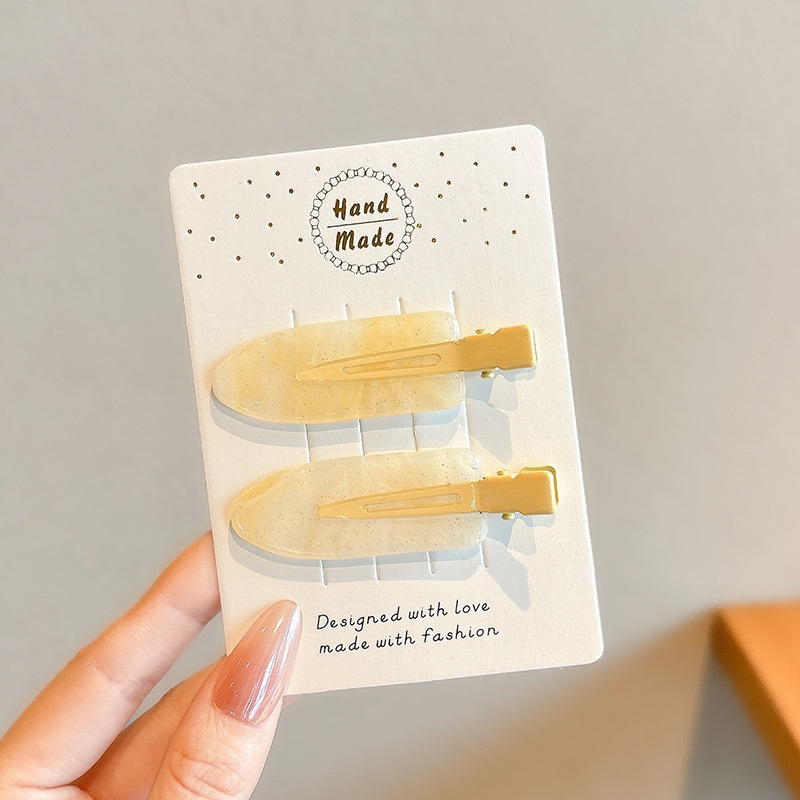 2025 verano pasador de cabello de dopamina colorido lindo frente dulce brocas de cabello rotas no lastimas brocas de cabello adornamientos para el cabello