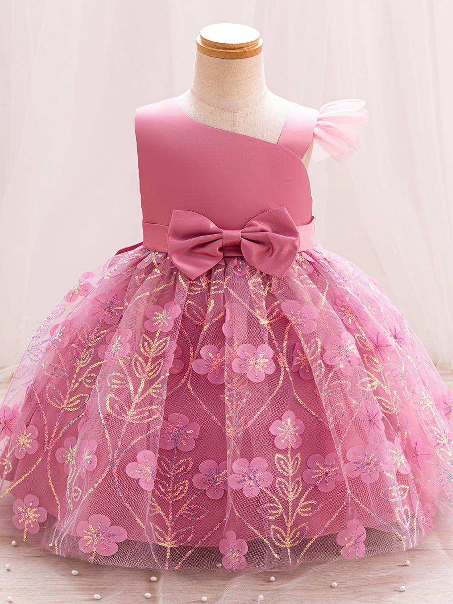 Hot Children's Princess Net Yarn Dress