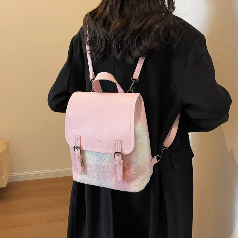 Capacious fashionable universal handheld backpack to go out, high-end
