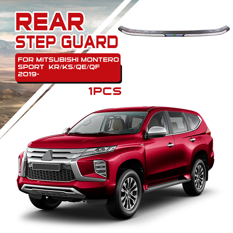TXR adecuado para Mitsubishi Montero sport protector trasero modificación del automóvil protector exterior accesorios de Bumper Guard