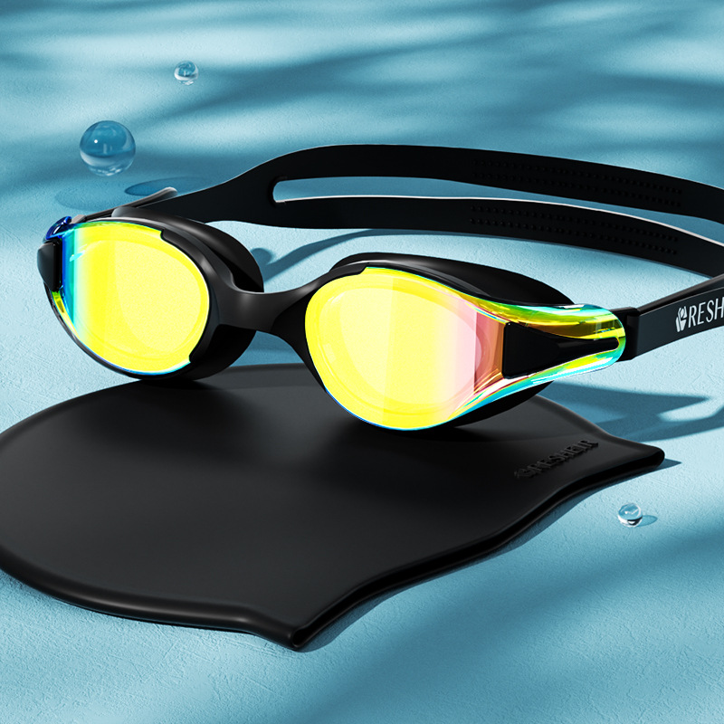 Gafas de Natación HD para Adultos de PC, Impermeables y Anti-empañamiento