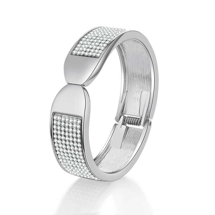 Européen Et Américain Entrée Lux Full Diamant Printemps À Composition Non Limitée Bracelet Femmes De Mode Alliage De Haute Qualité Bracelet display picture 12