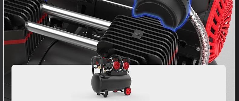 New air pump, air compressor, oil-free silent inflator, high-pressure air pump for woodworking, auto repair, and painting