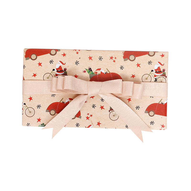 Amazon venta caliente super volumen de papel de embalaje de regalos de Navidad soldados Lollipop multicolor ciervo papel de embalaje de rollo